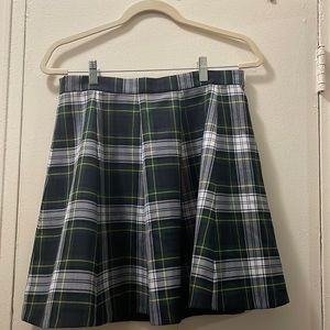 Jcrew Plaid Skater Skirt